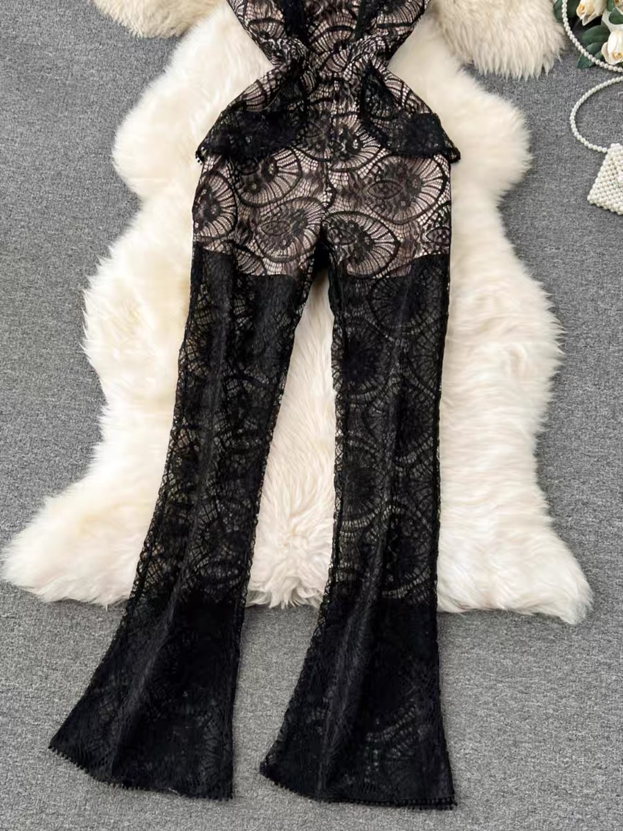 On my best behaviour lace jumpsuit JRZZ652 image