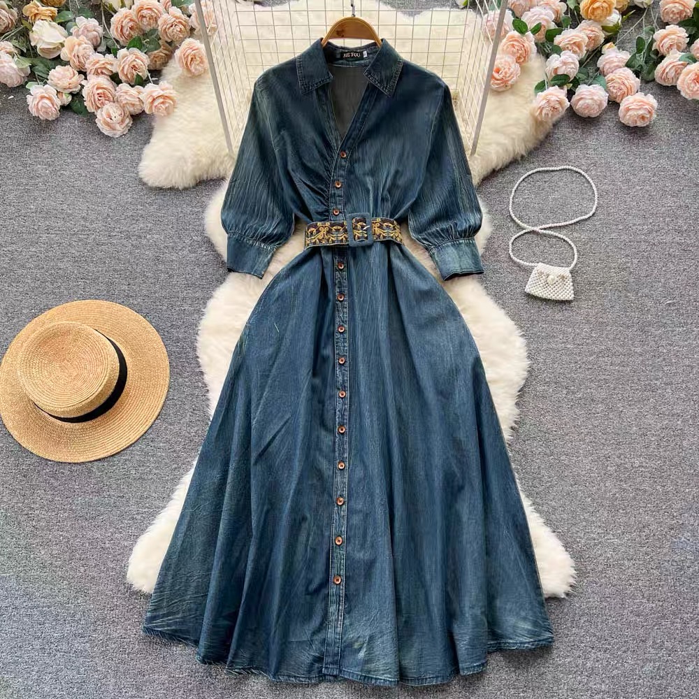 Happy momah denim dress DD7 image