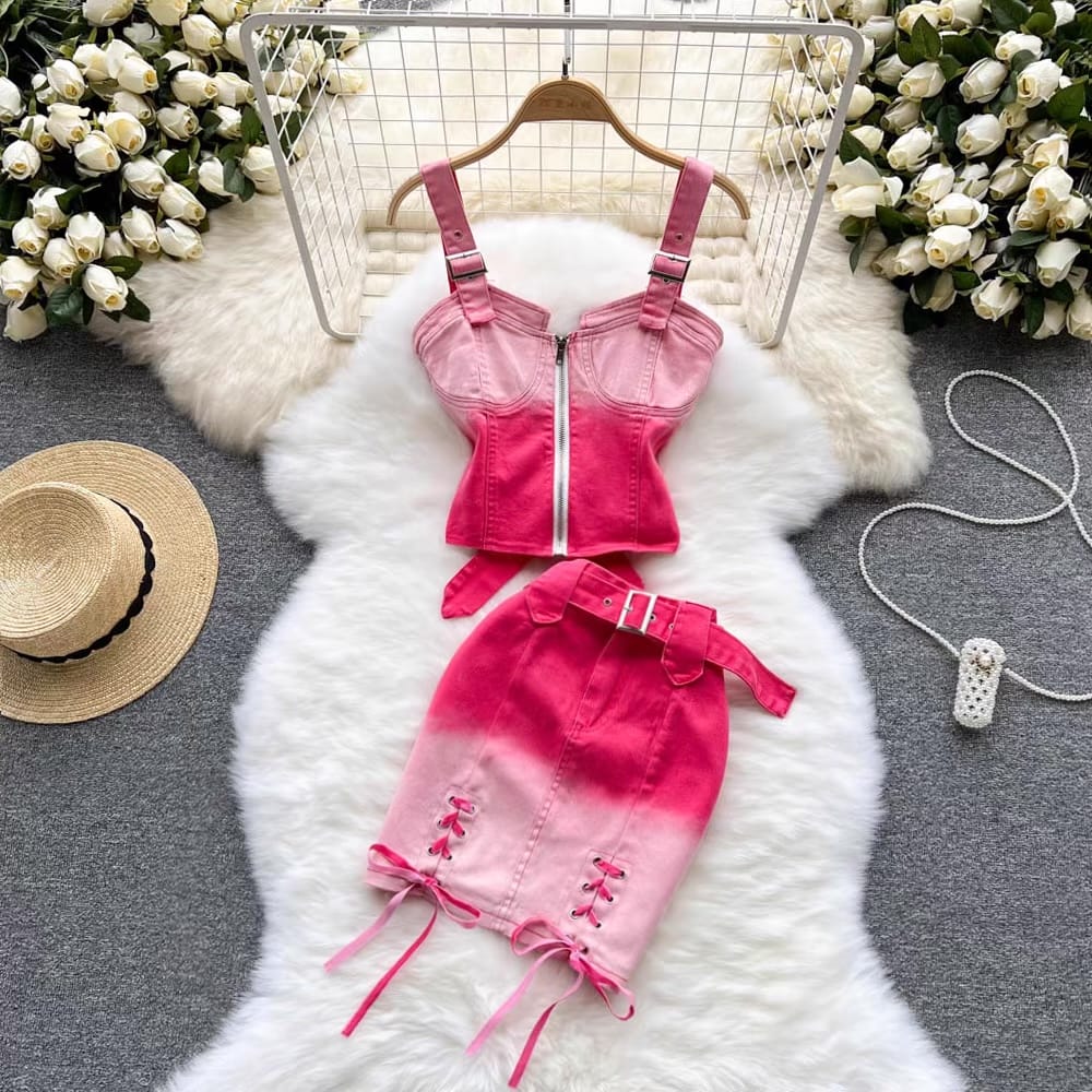 Riding passenger denim set TPZZ645 image