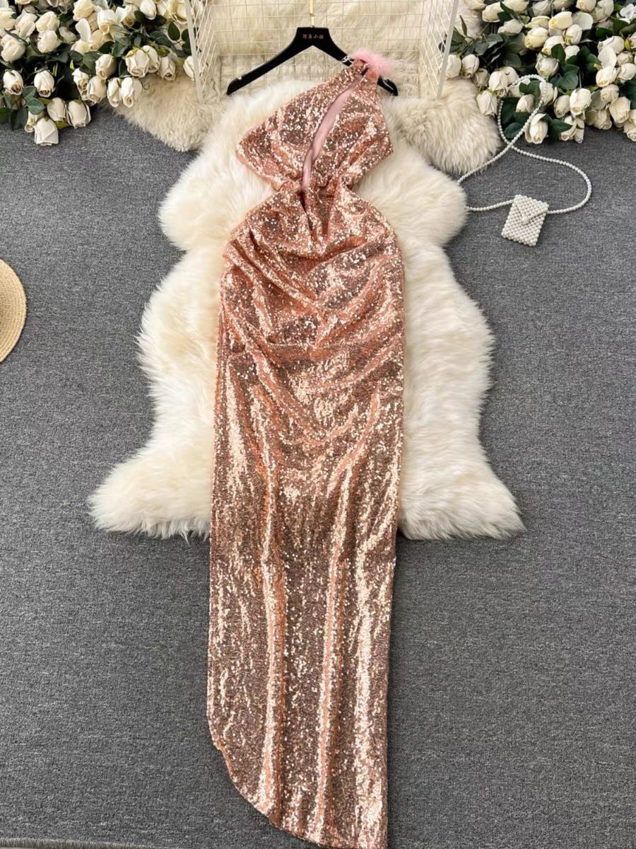 Celebrant in sequin dress EBC69 image