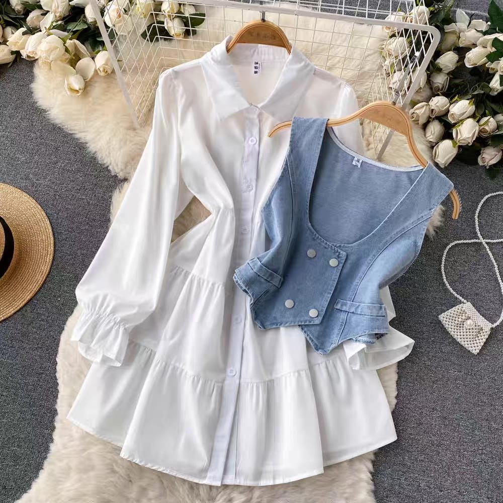 Been looking for you shirt dress & denim SDZZ612 image