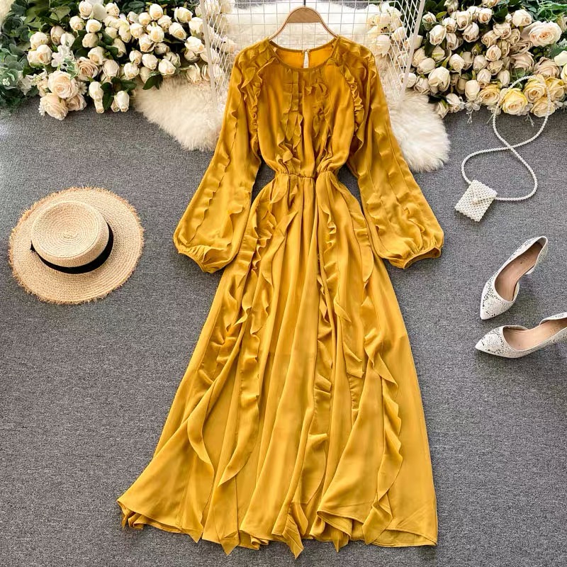 Most valuable ruffle style dress CD21 image