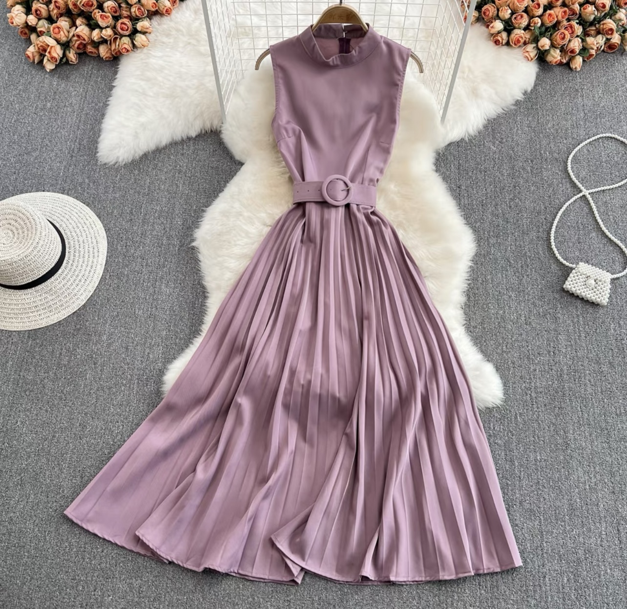 Weekend behavior sway dress & belt CD54 image