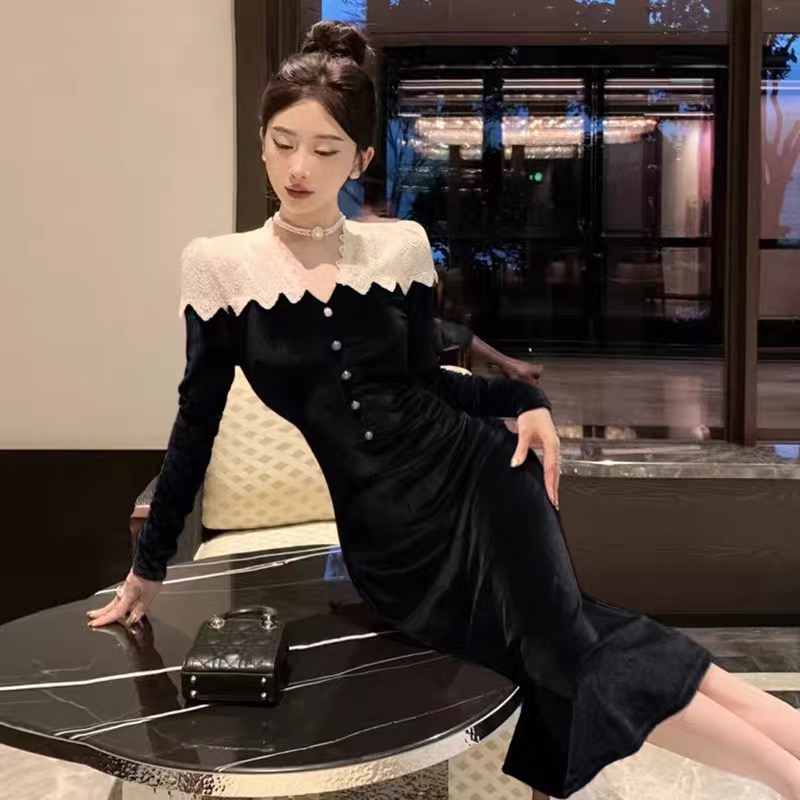 Nadia velvet dress FBC59 image