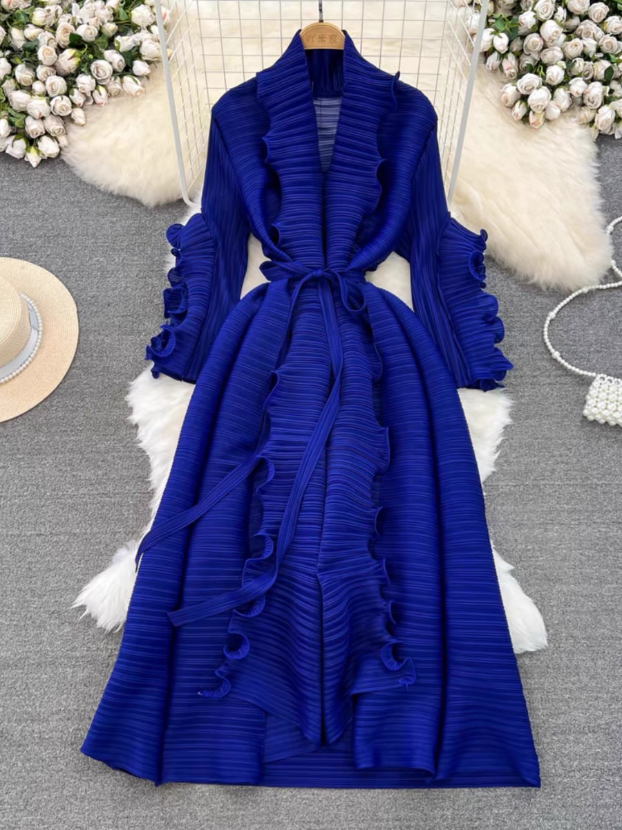 Curving you ruffle dress EVD47 image