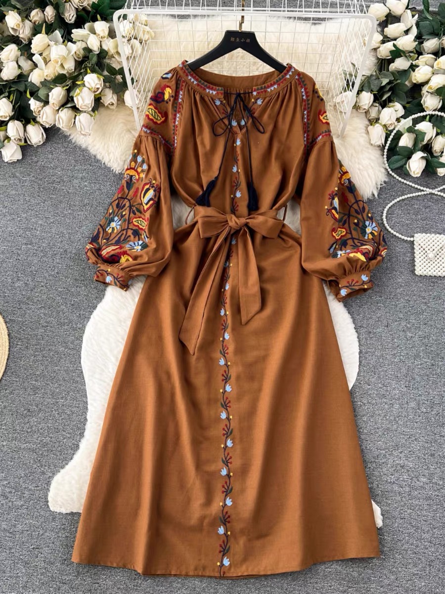 Always extra embroidery dress CD472 image