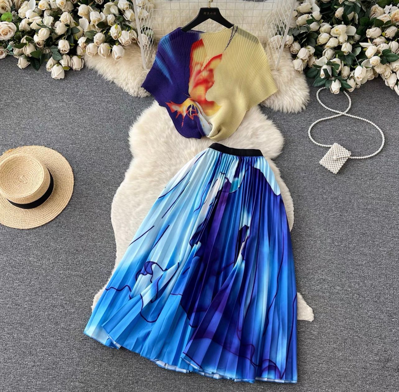 Look this way miyaki top & skirt TPZZ2175 image