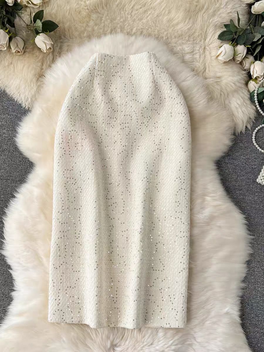 Real pretty babe woolen skirt SZZ443 image