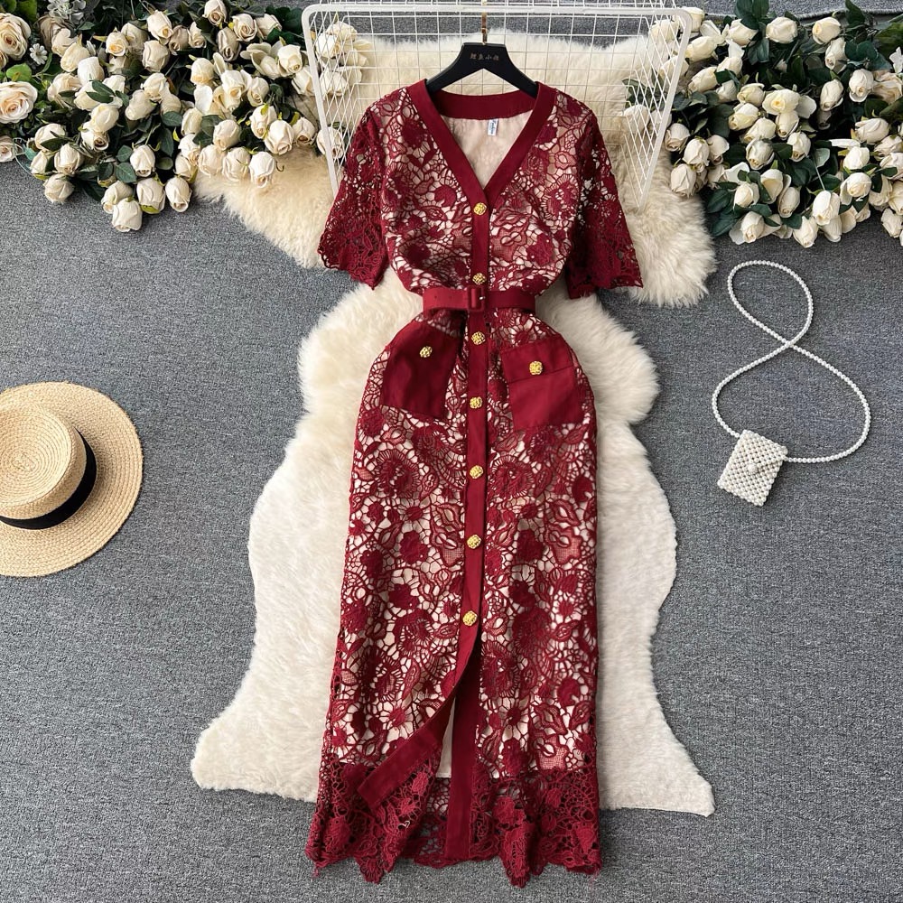 Wifey luxury lace dress FBC28 image