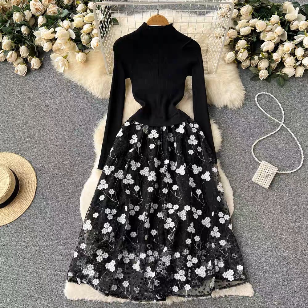 Can’t look back roses dress FD133 image