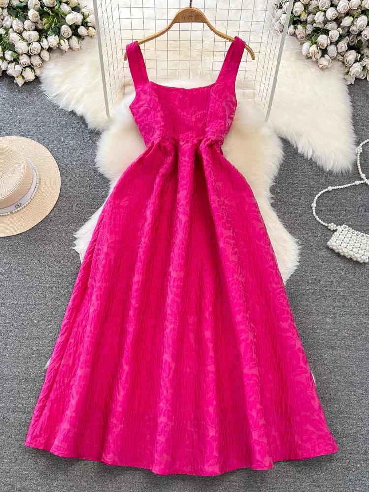 Luxurious shopping brocade dress  EVD101 image