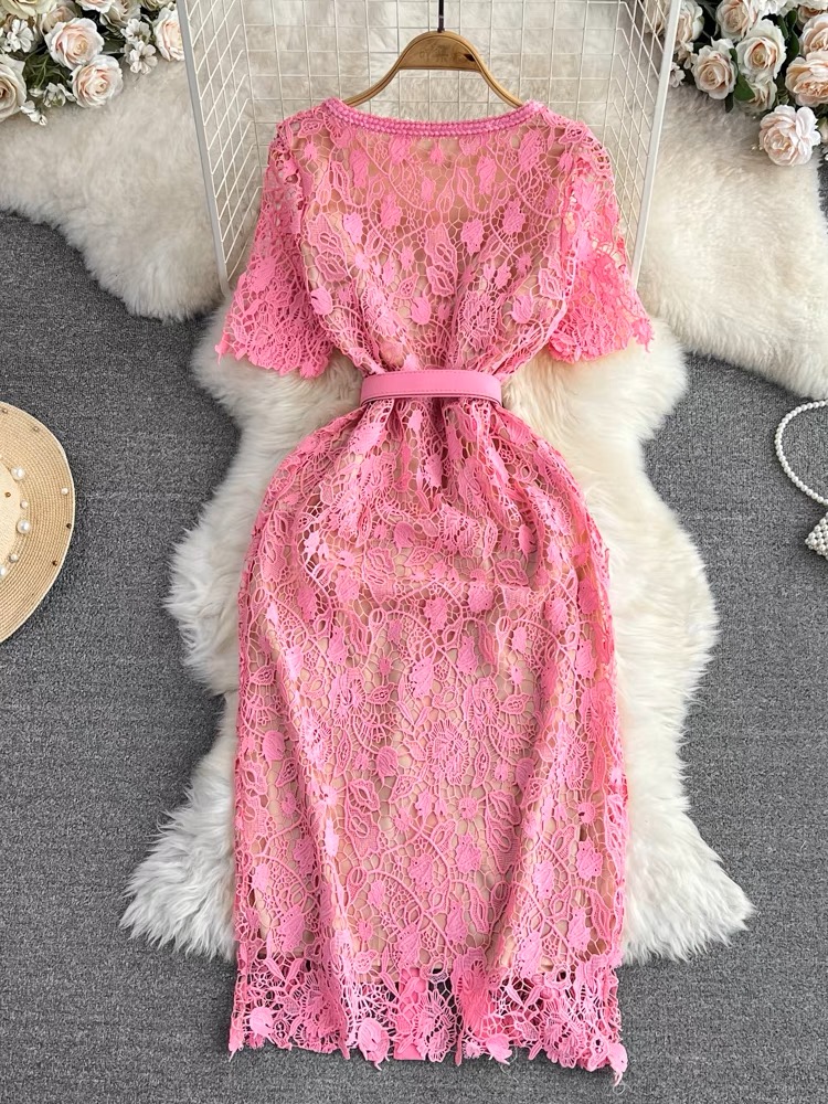 Classic but fierce lace dress FBC30 image