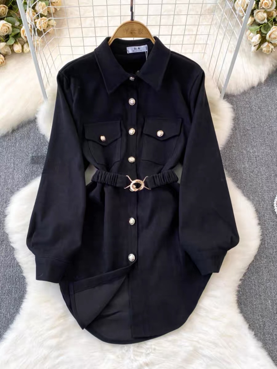 Made for a princess corduroy designer shirt dress  SDZZ862 image