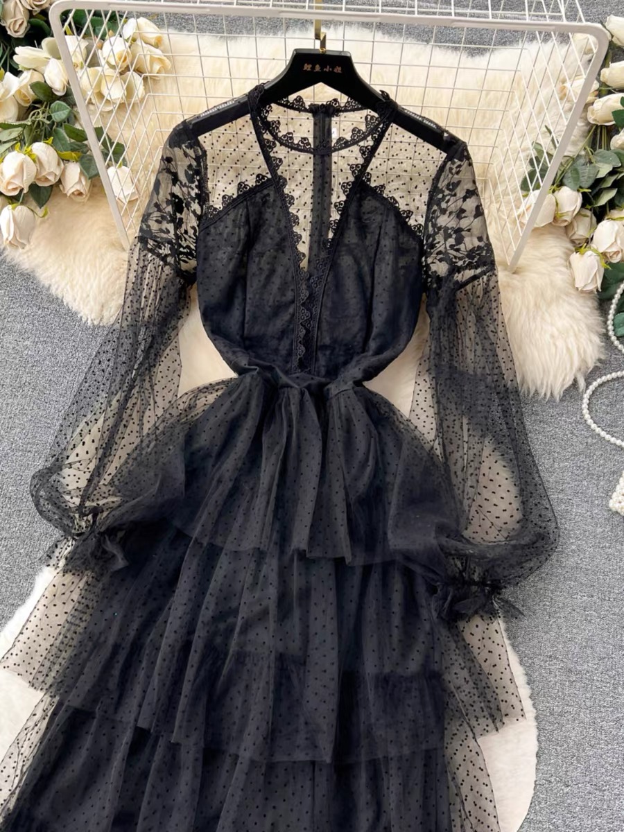 A very important date tulle dress EVD60 image