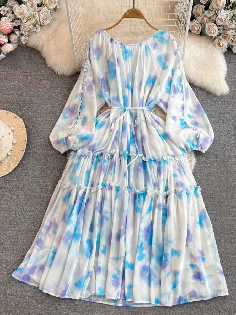 With desire floral print dress CD719 image