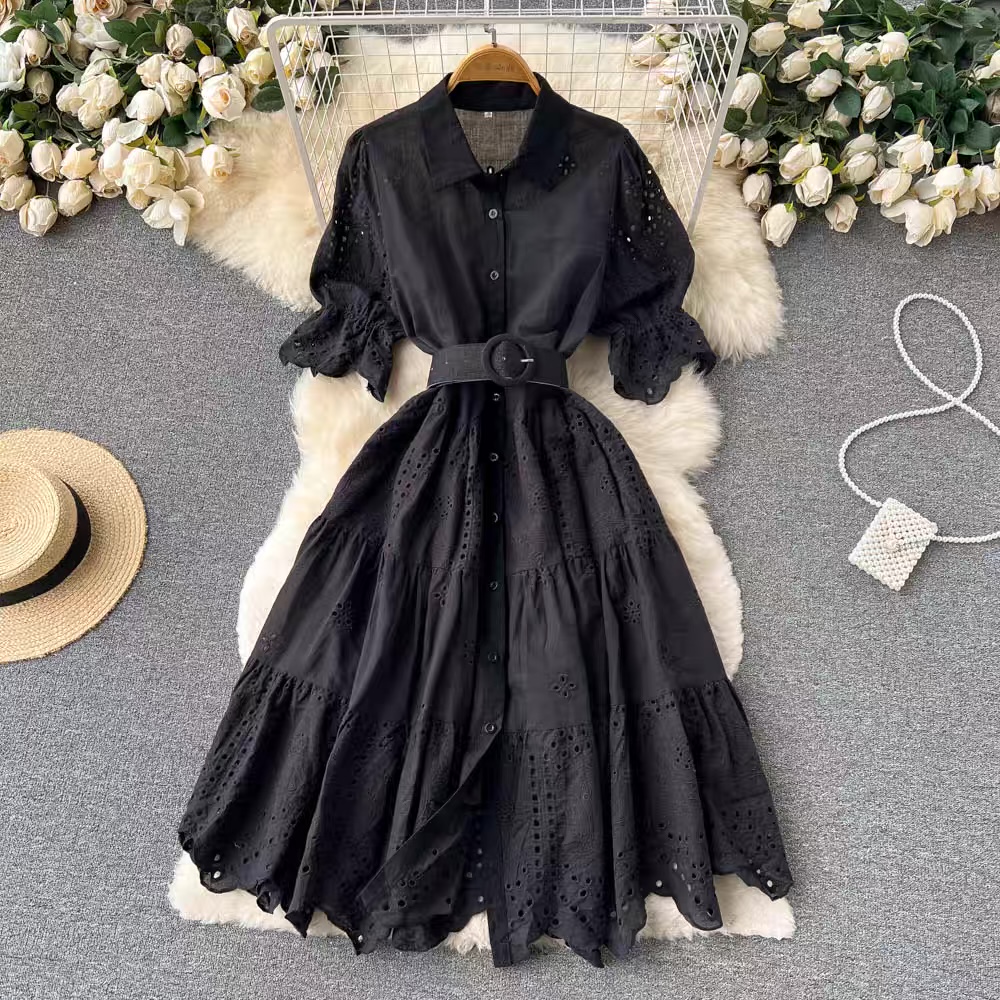 Mingle sensation lace dress & belt FD43 image