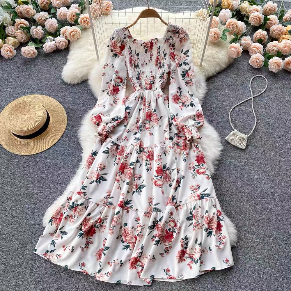 Picnic with the BFF floral dress CD43 image
