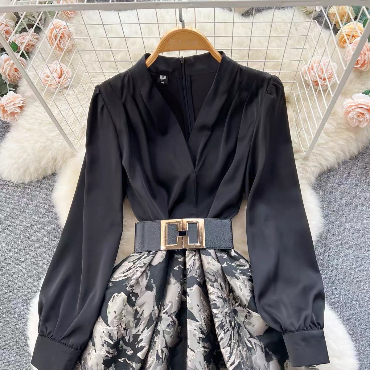 Stylish babe formal dress & belt FD239 image