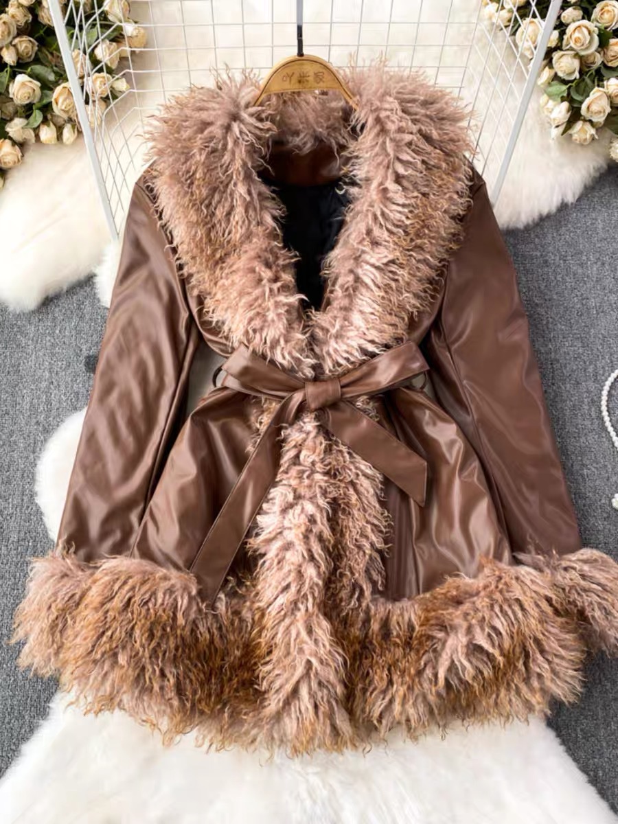 Always essential leather coat WJ101 image