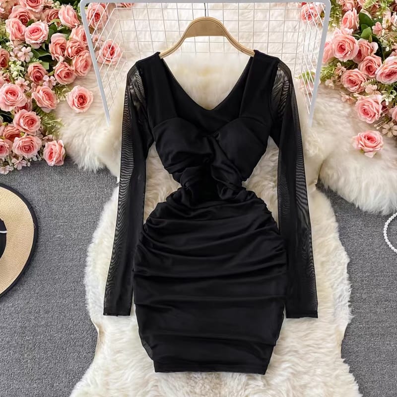 Oh baby ruched gown CBC61 image