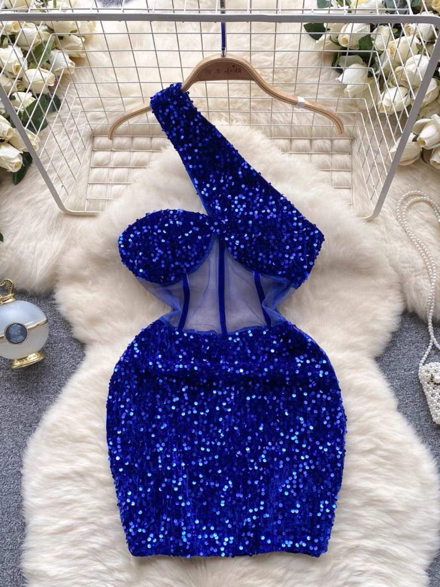 Cheers to the celebrant sequin dress EBC75 image