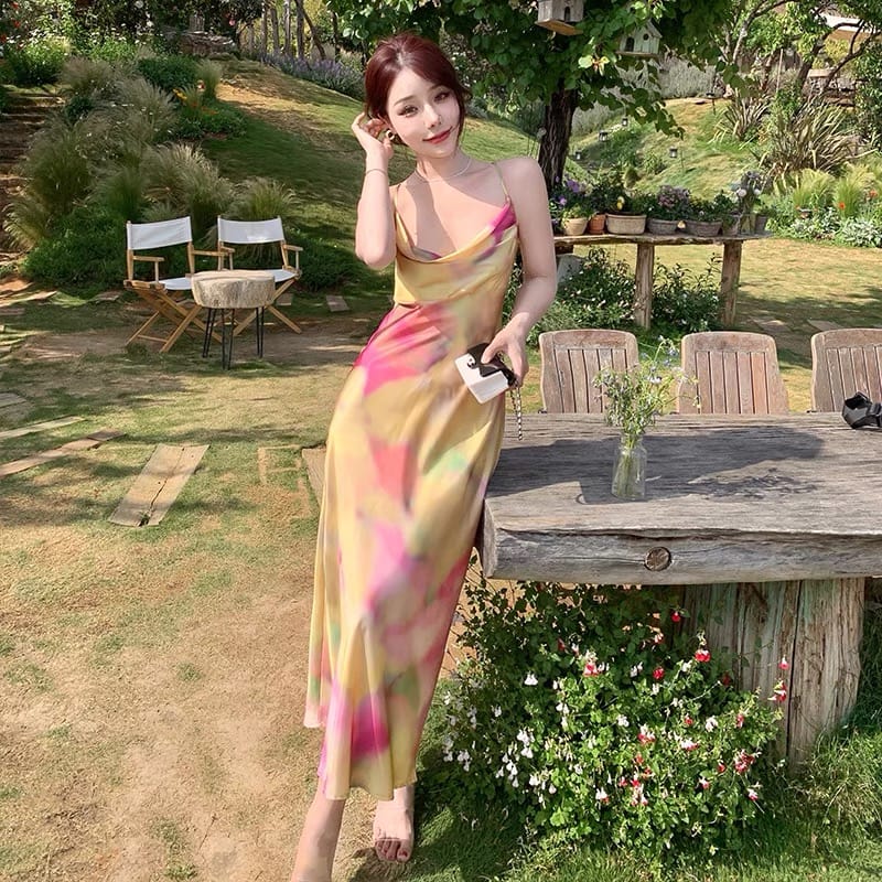 Vacation favorite silk dress CBC128 image