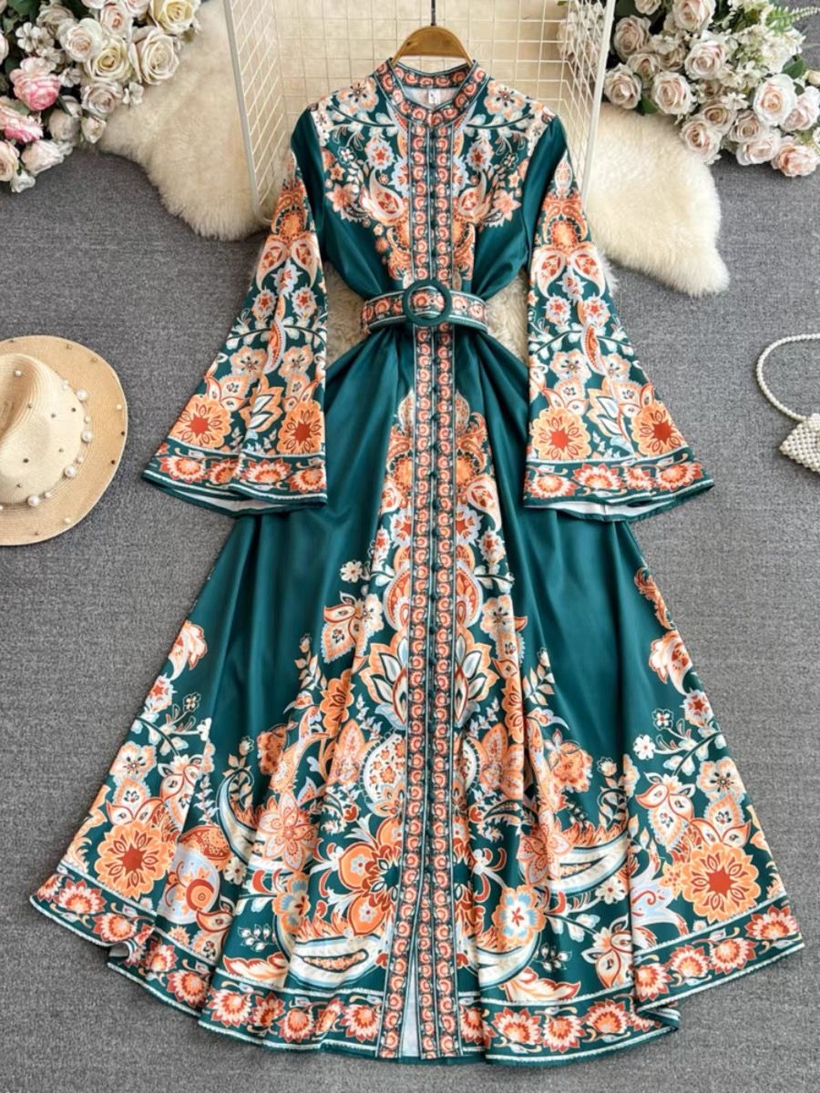 Sahara babe print dress  ED133 image