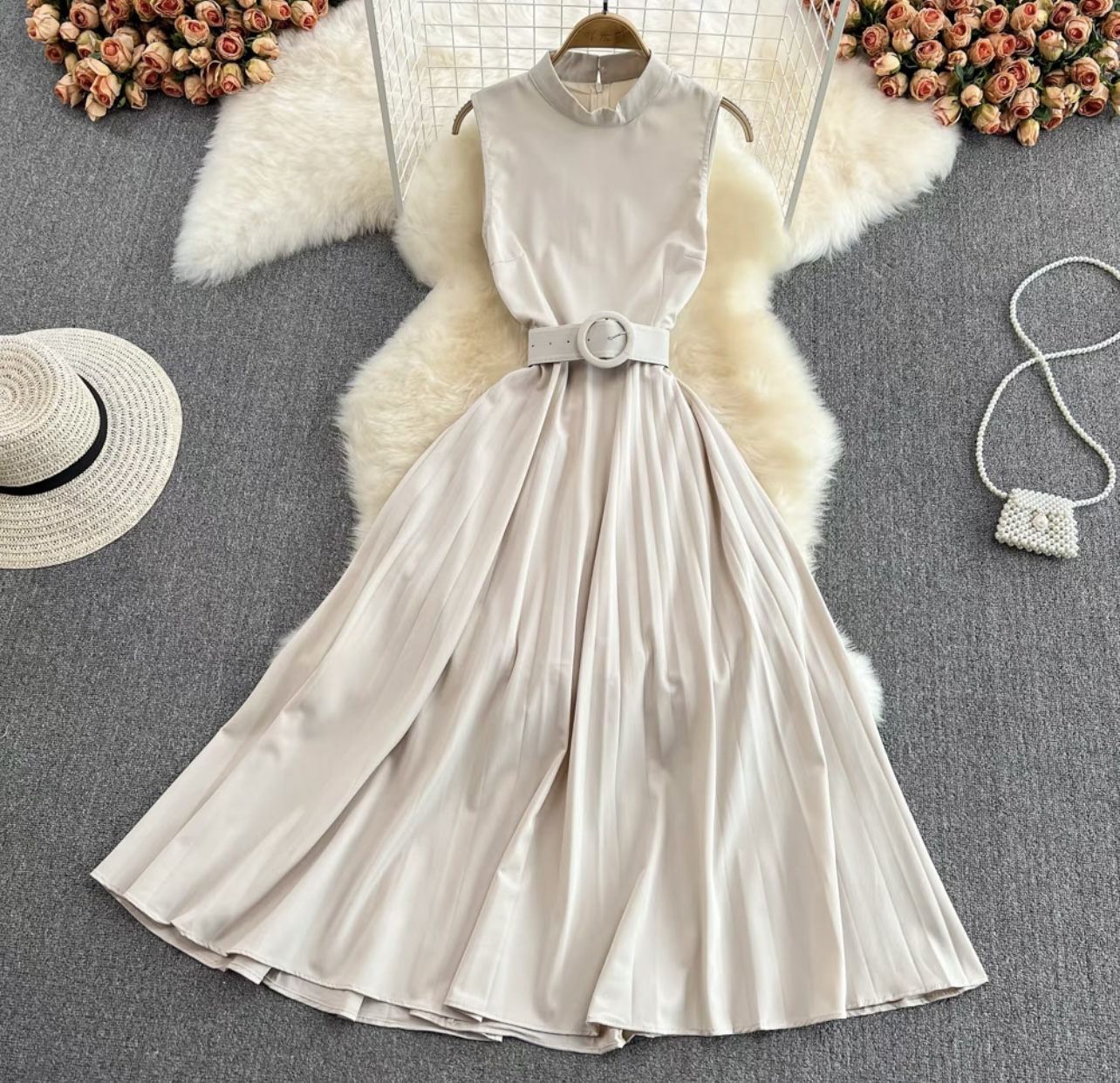 Weekend behavior sway dress & belt CD54 image