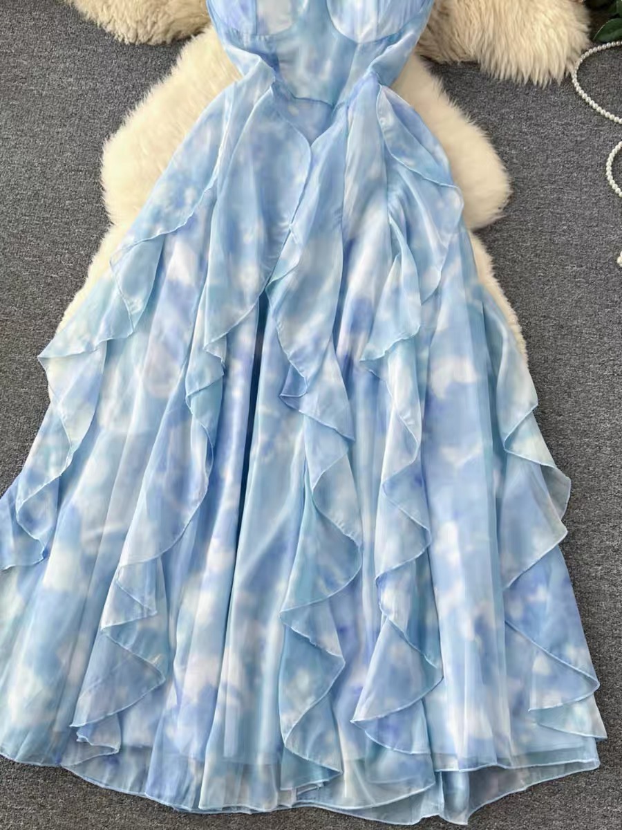 Soulmate search ruffle dress CD439 image