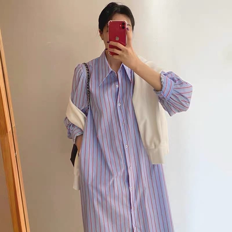 Obsessed with you shirt dress SDZZ873 image
