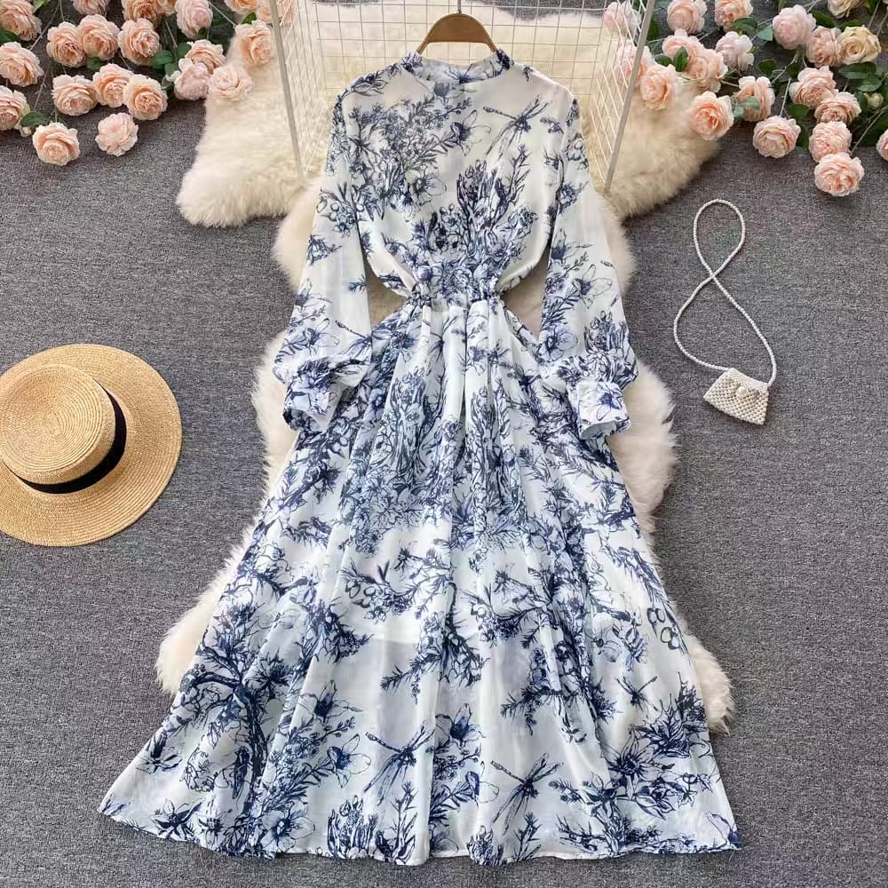 Comfort comes print dress CD96 image