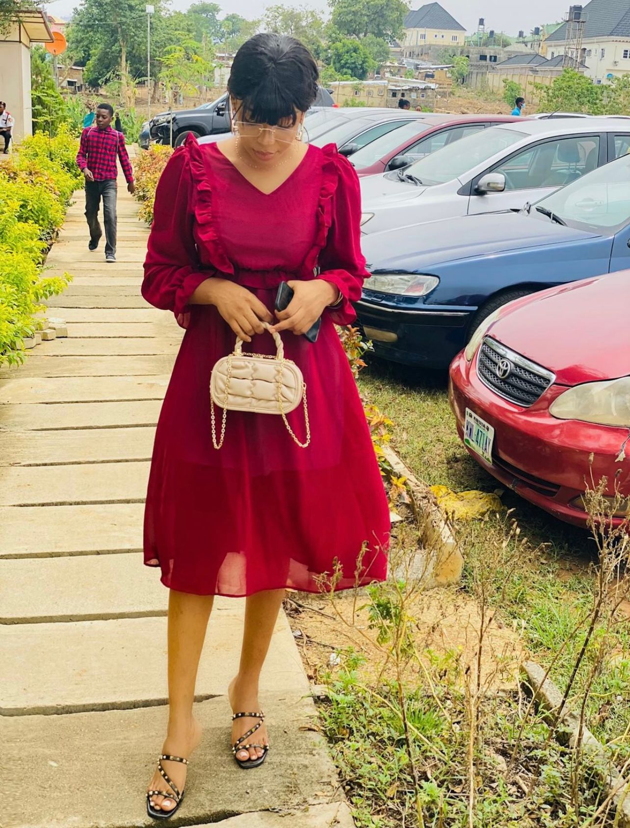 Frail baby cotton dress image