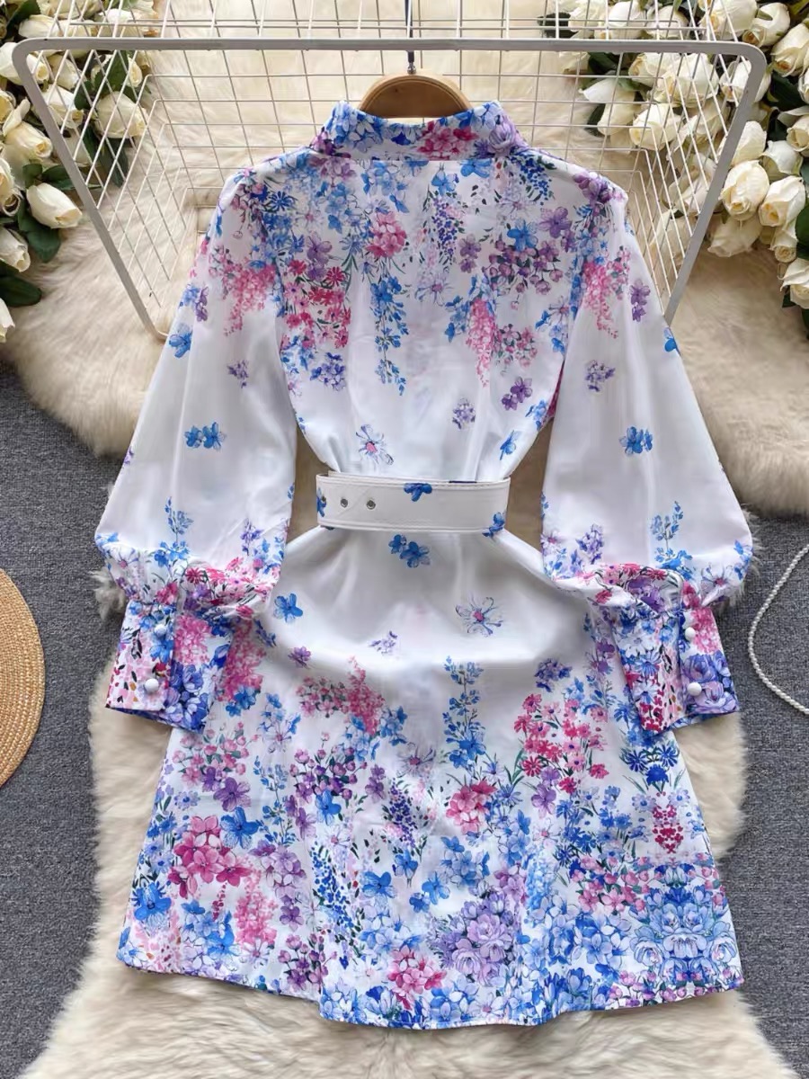 It’s a long story floral dress ED113 image