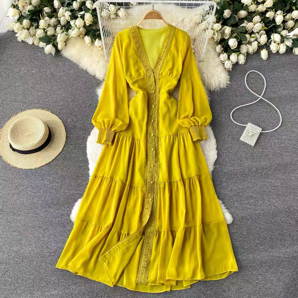 Wavy beach summer dress CD113 image