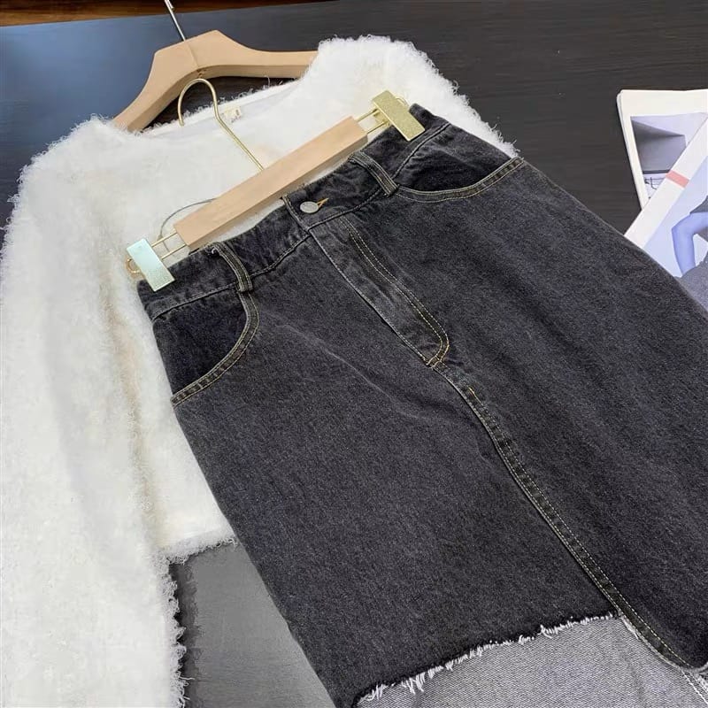 No limit Denim skirt image