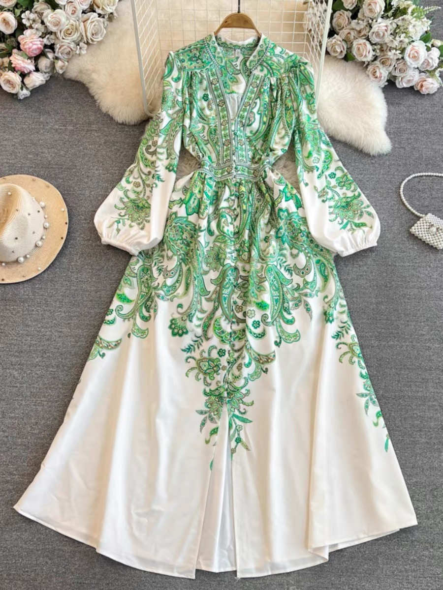 Push the boundaries print dress ED148 image