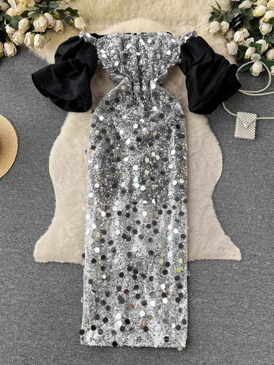 Glowing babe sparkle dress EVD66 image