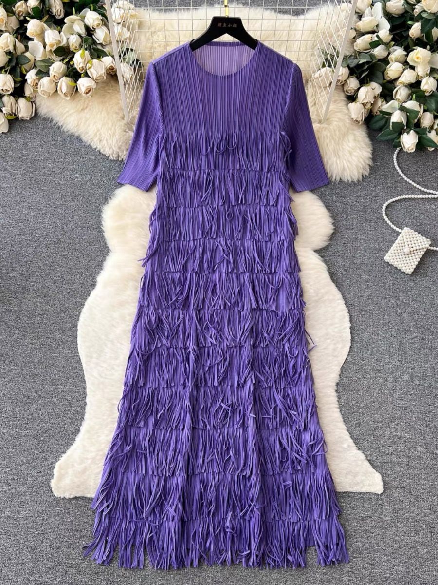 Lunch adventure fringe dress EVD35 image