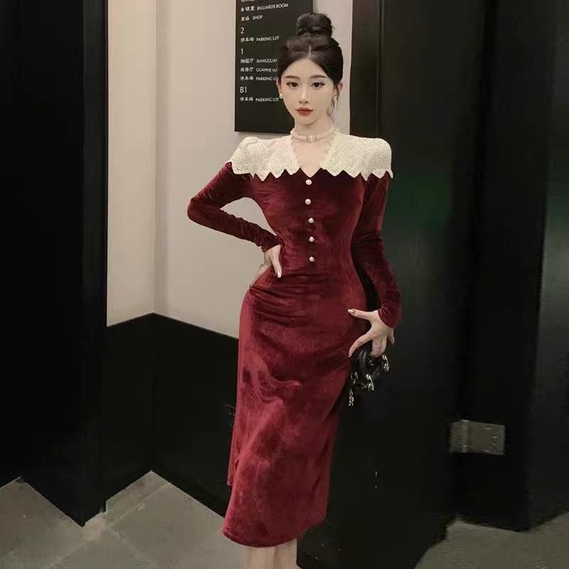 Nadia velvet dress FBC59 image