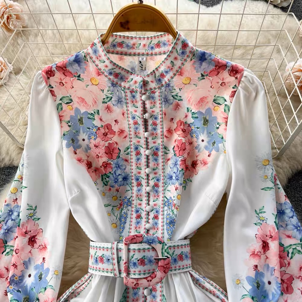 Play it your way print dress ED36 image