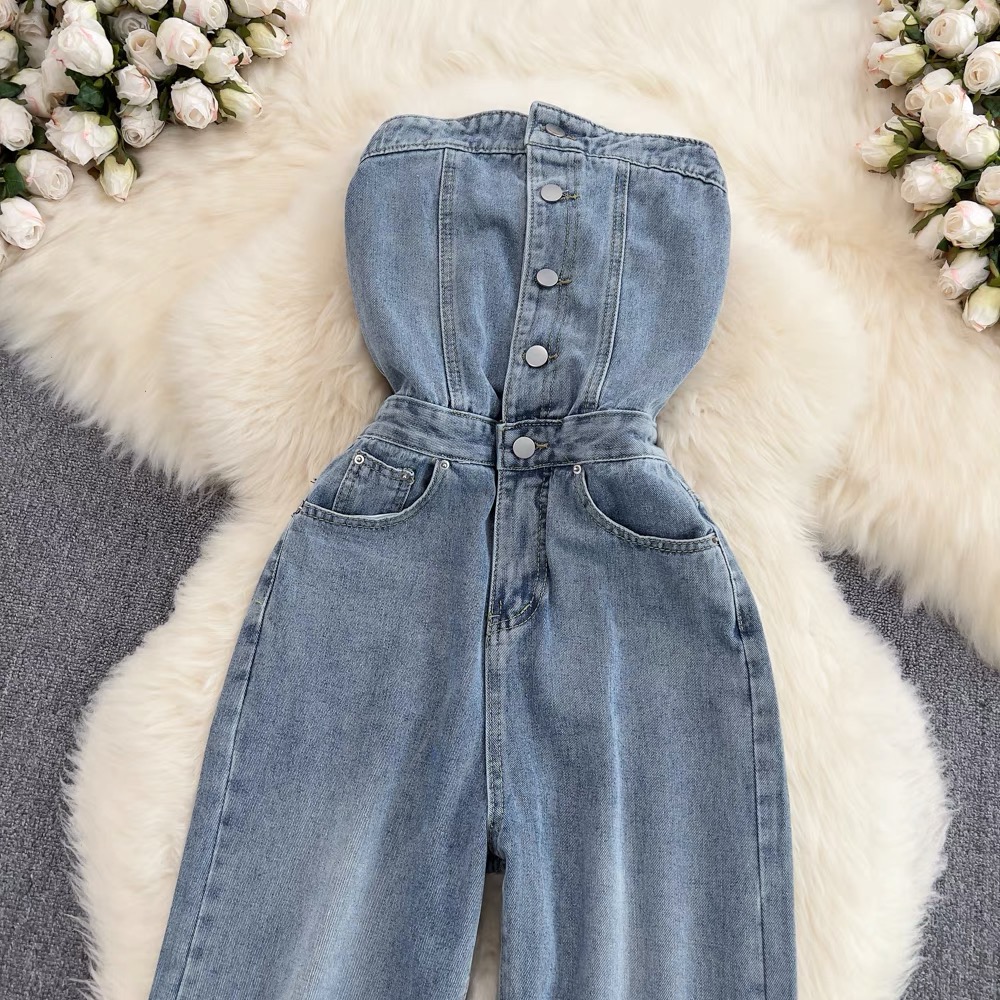 Maria denim jumpsuit JRZZ477 image