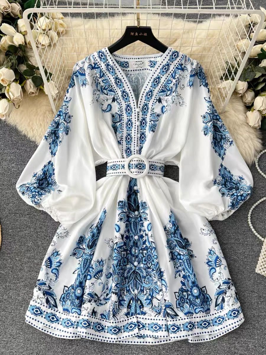 Fight for my love print dress ED89 image