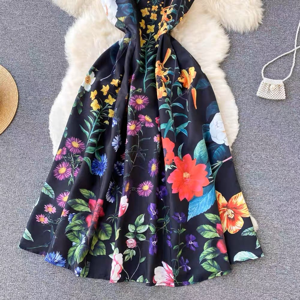 Breaking the rules floral gown FD113 image