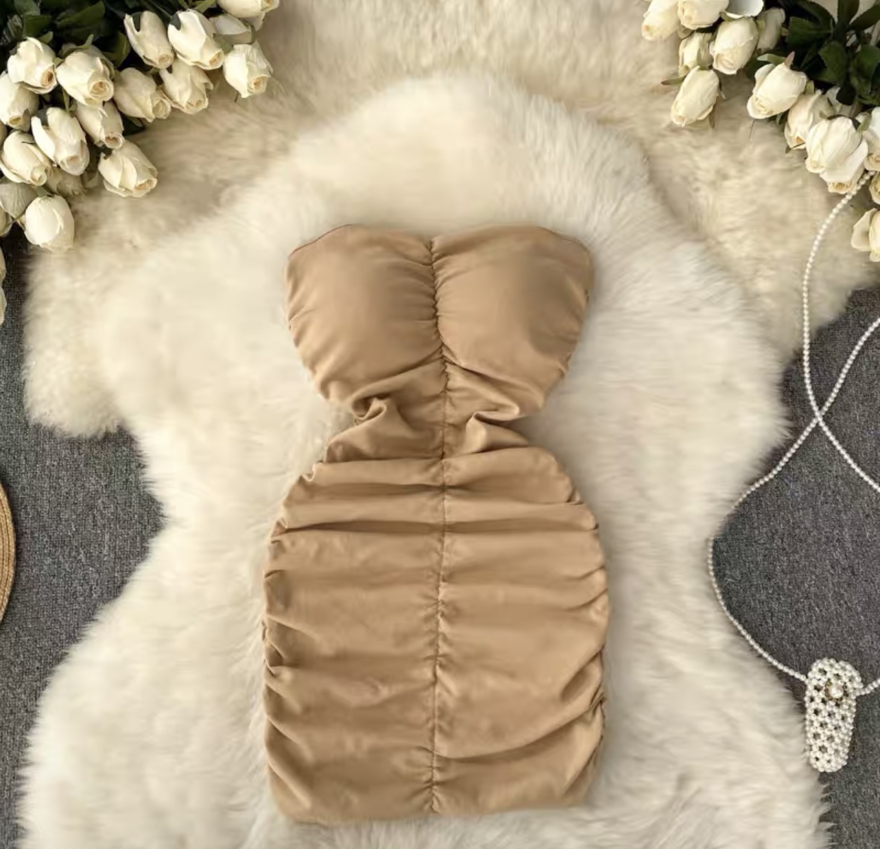 Free as a butterfly ribbed gown CBC105 image