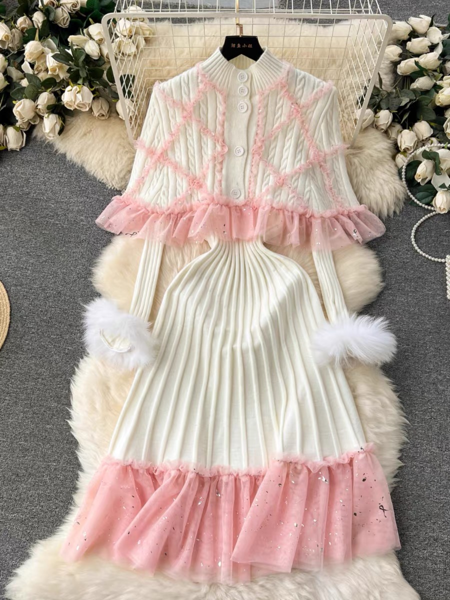 One warm night only knitted set KD236 image