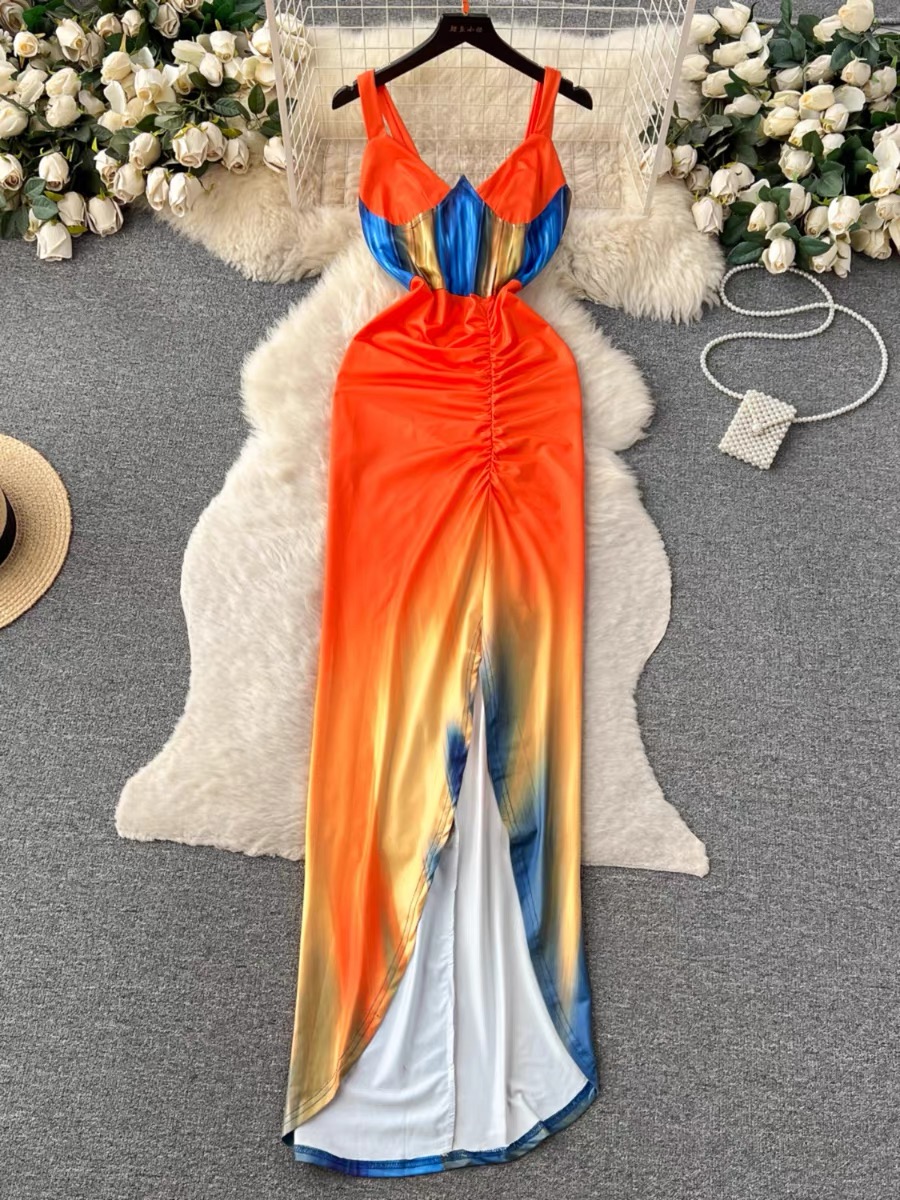 Sunset emotions colorful gown CBC218 image