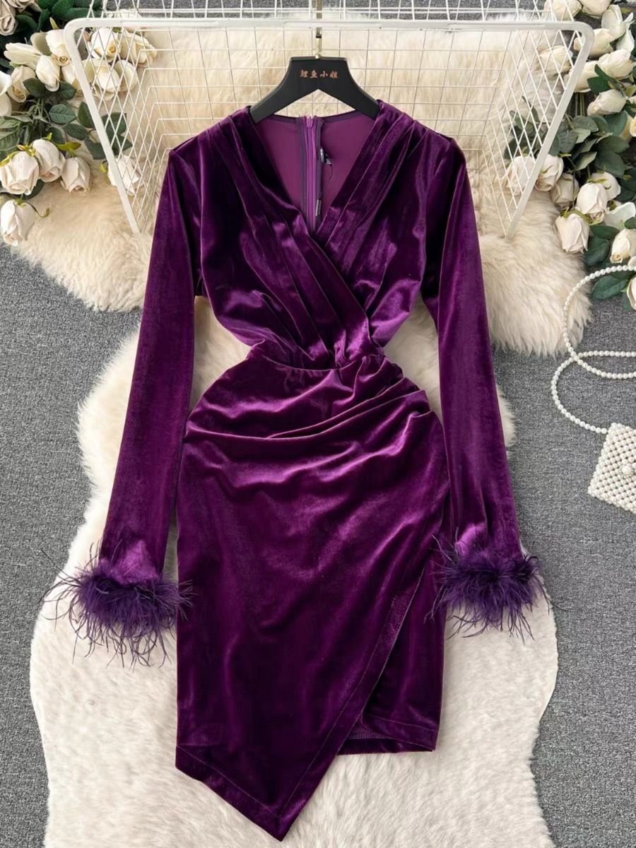 Zoe velvet gown FBC45 image