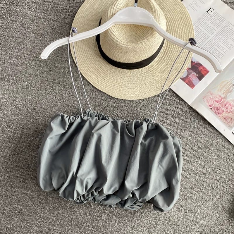 Moonlight babe ruched top TZZ765 image