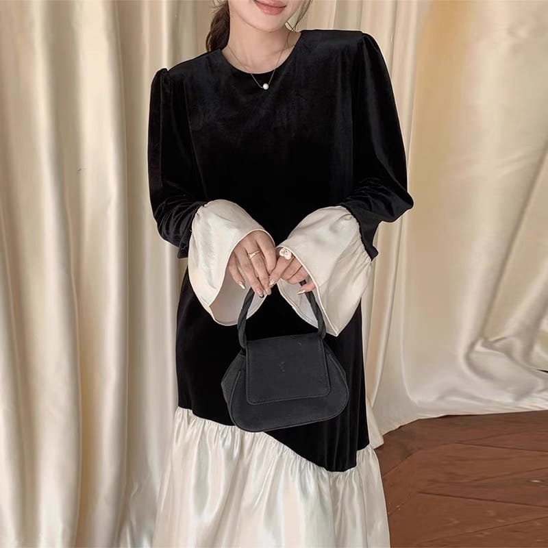 Left you on read designer dress FD609 image