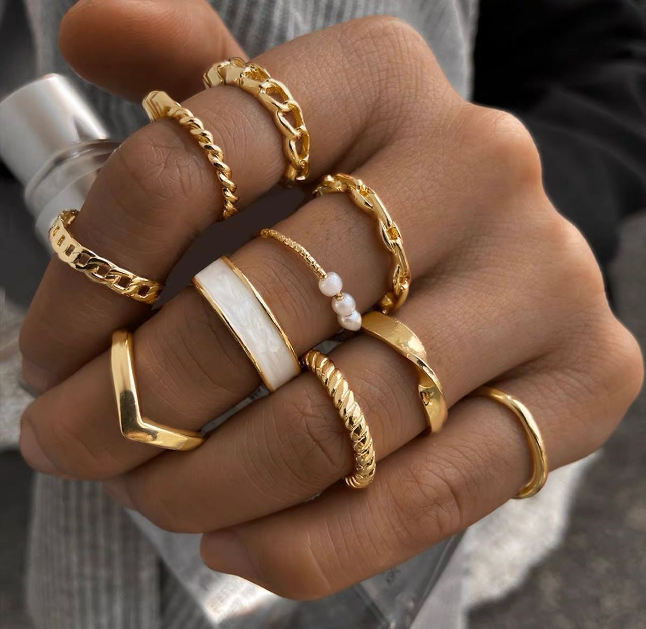Luxury babe knuckle rings JW168 image